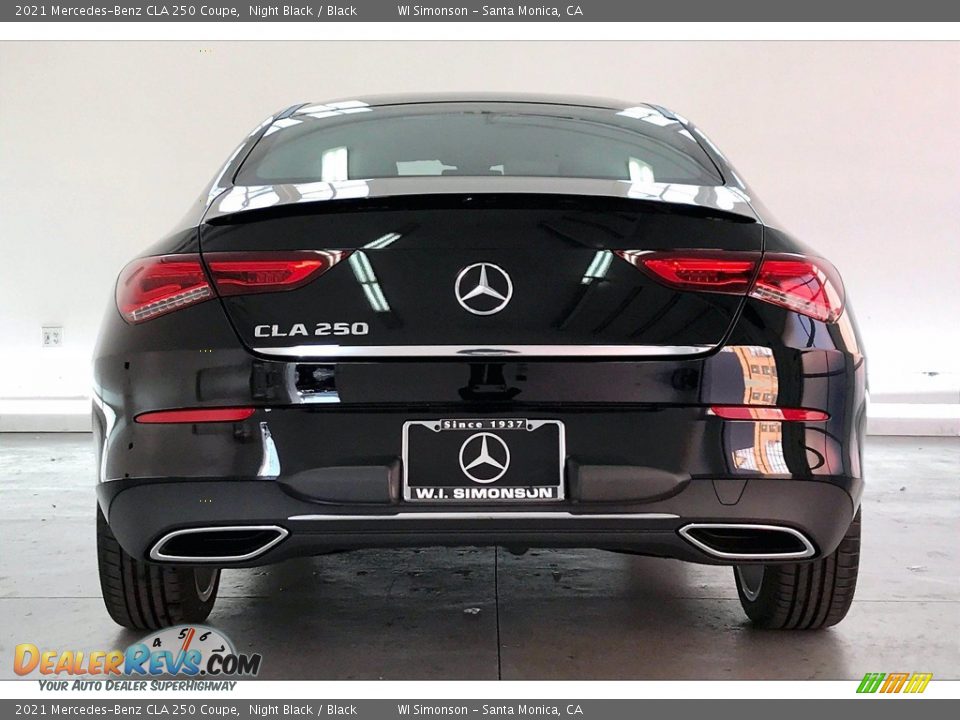 2021 Mercedes-Benz CLA 250 Coupe Night Black / Black Photo #3