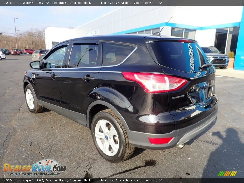 2016 Ford Escape SE 4WD Shadow Black / Charcoal Black Photo #4