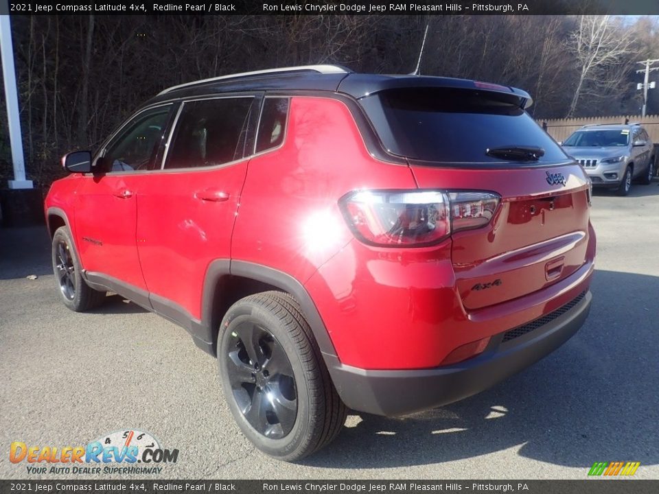 2021 Jeep Compass Latitude 4x4 Redline Pearl / Black Photo #8