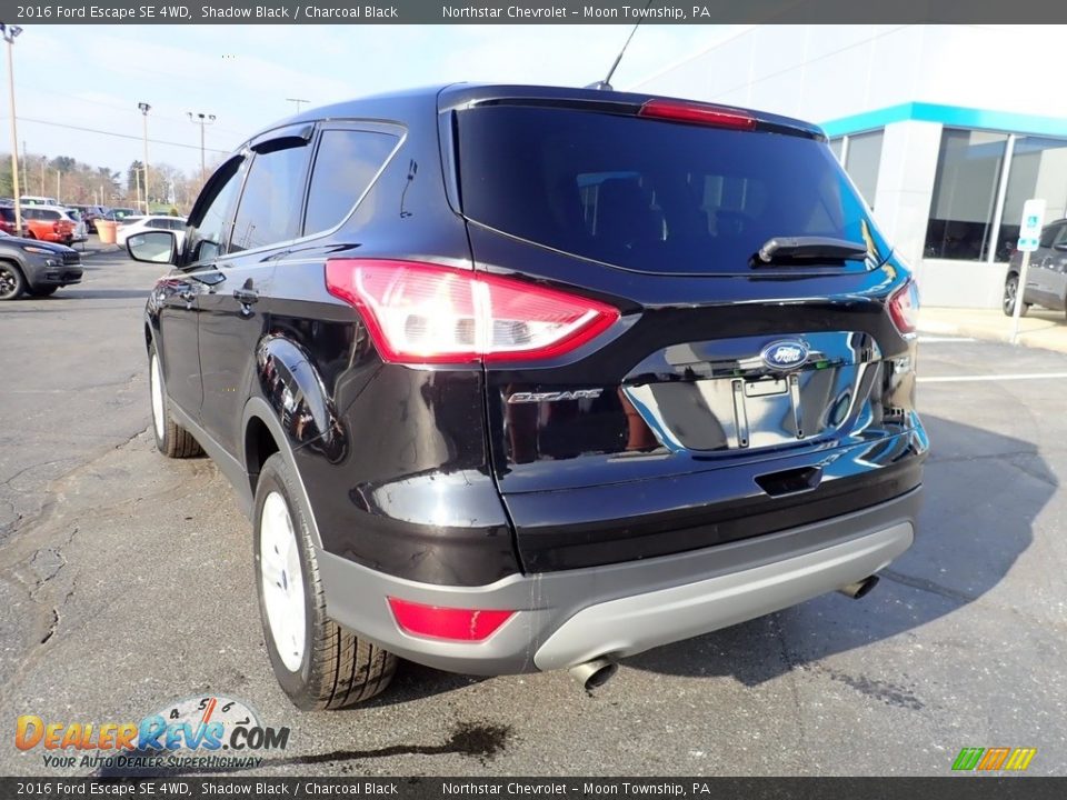 2016 Ford Escape SE 4WD Shadow Black / Charcoal Black Photo #5