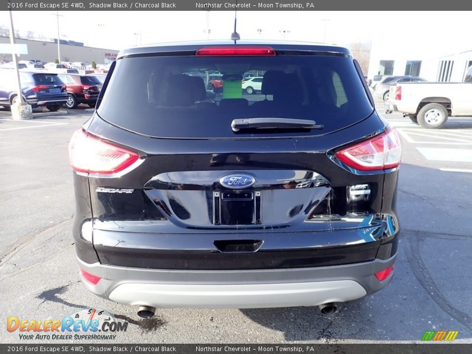 2016 Ford Escape SE 4WD Shadow Black / Charcoal Black Photo #6