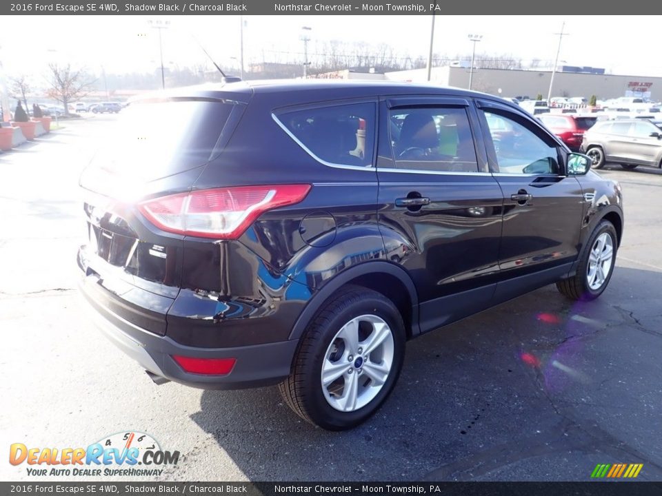 2016 Ford Escape SE 4WD Shadow Black / Charcoal Black Photo #9