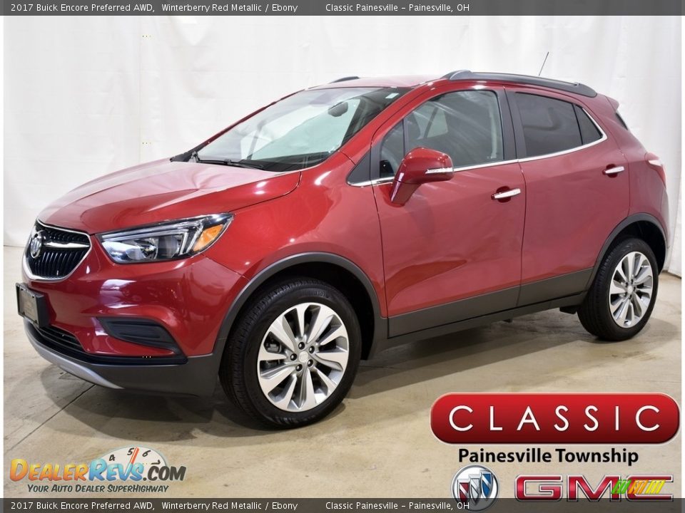 2017 Buick Encore Preferred AWD Winterberry Red Metallic / Ebony Photo #1