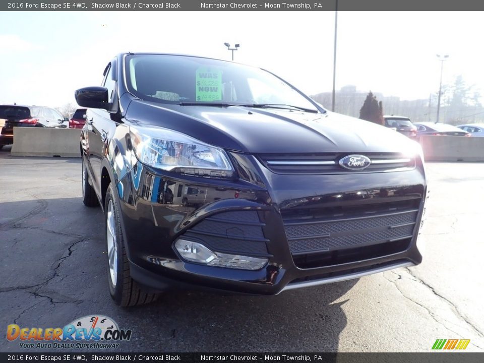 2016 Ford Escape SE 4WD Shadow Black / Charcoal Black Photo #12