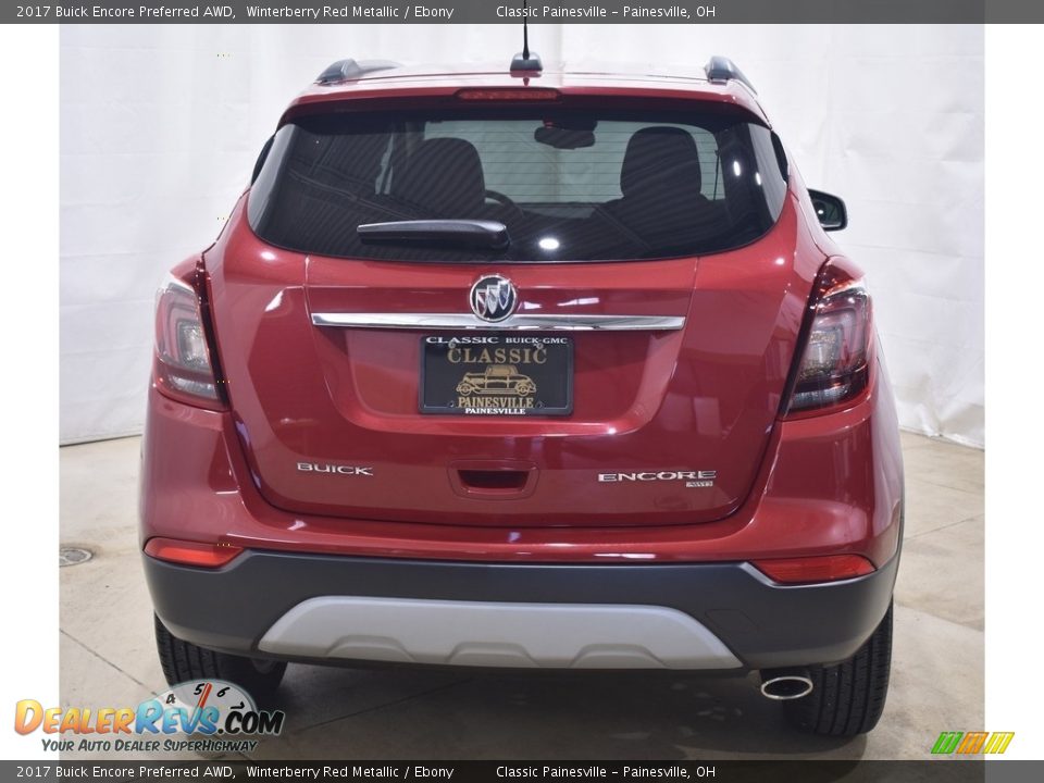 2017 Buick Encore Preferred AWD Winterberry Red Metallic / Ebony Photo #3