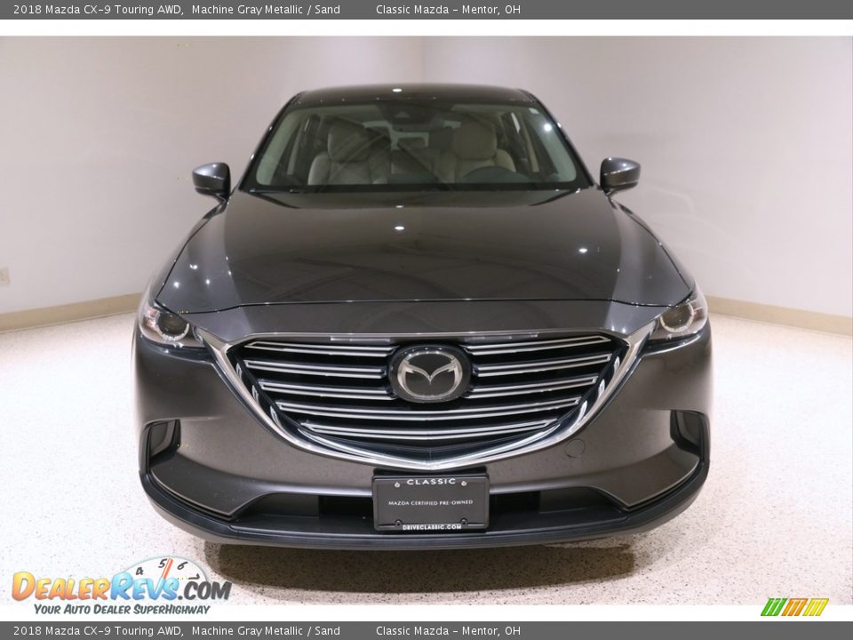 2018 Mazda CX-9 Touring AWD Machine Gray Metallic / Sand Photo #2