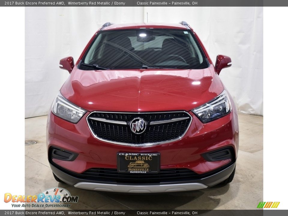 2017 Buick Encore Preferred AWD Winterberry Red Metallic / Ebony Photo #4