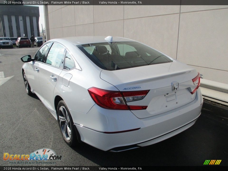 2018 Honda Accord EX-L Sedan Platinum White Pearl / Black Photo #3