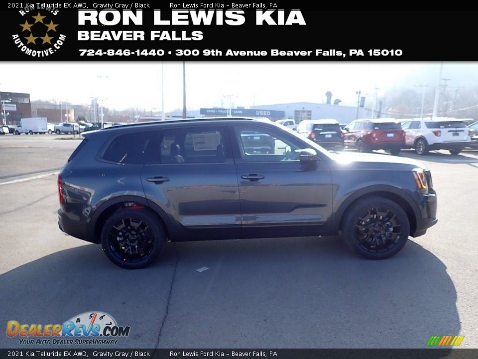 2021 Kia Telluride EX AWD Gravity Gray / Black Photo #1