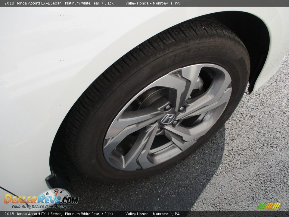 2018 Honda Accord EX-L Sedan Platinum White Pearl / Black Photo #6