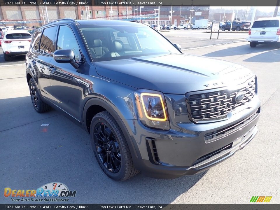 2021 Kia Telluride EX AWD Gravity Gray / Black Photo #3