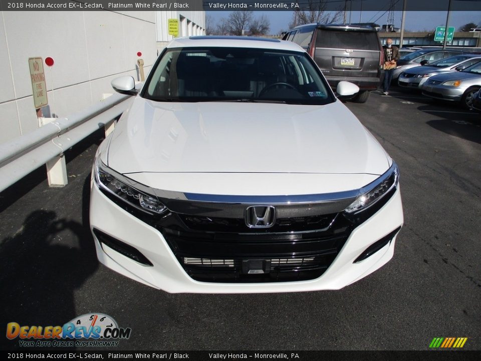 2018 Honda Accord EX-L Sedan Platinum White Pearl / Black Photo #8