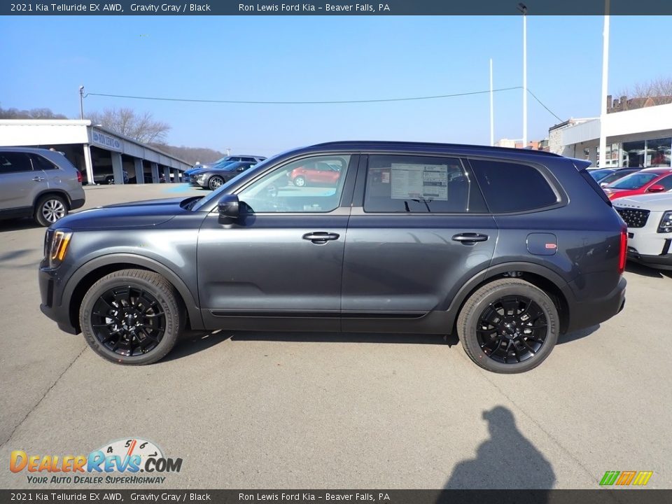 2021 Kia Telluride EX AWD Gravity Gray / Black Photo #6