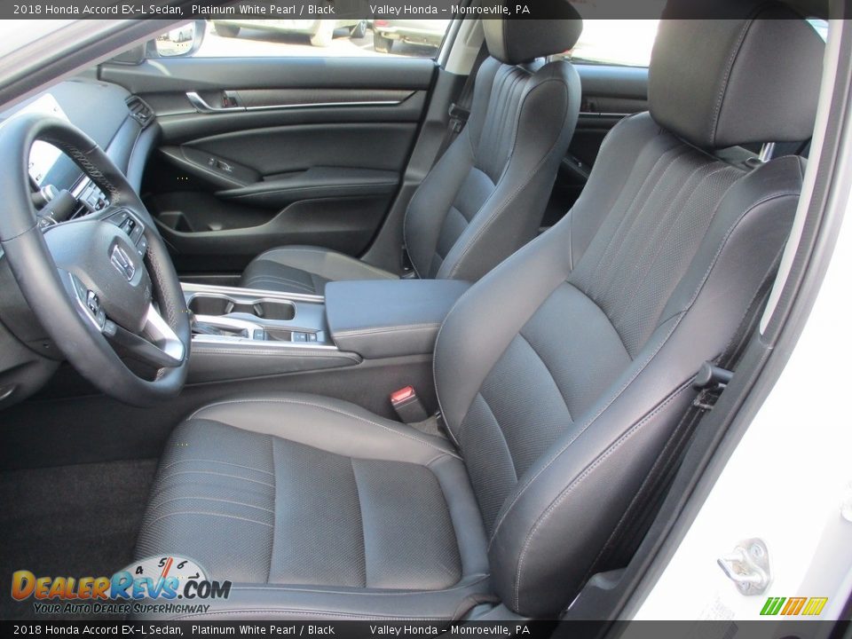 2018 Honda Accord EX-L Sedan Platinum White Pearl / Black Photo #11