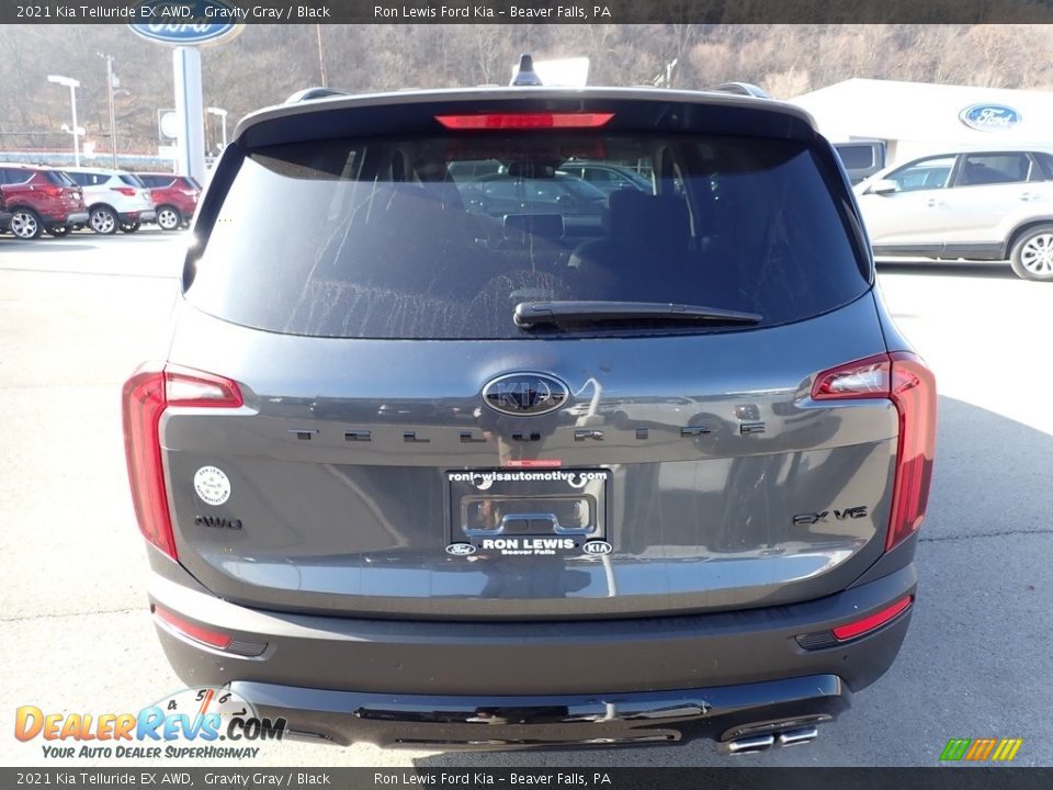 2021 Kia Telluride EX AWD Gravity Gray / Black Photo #8
