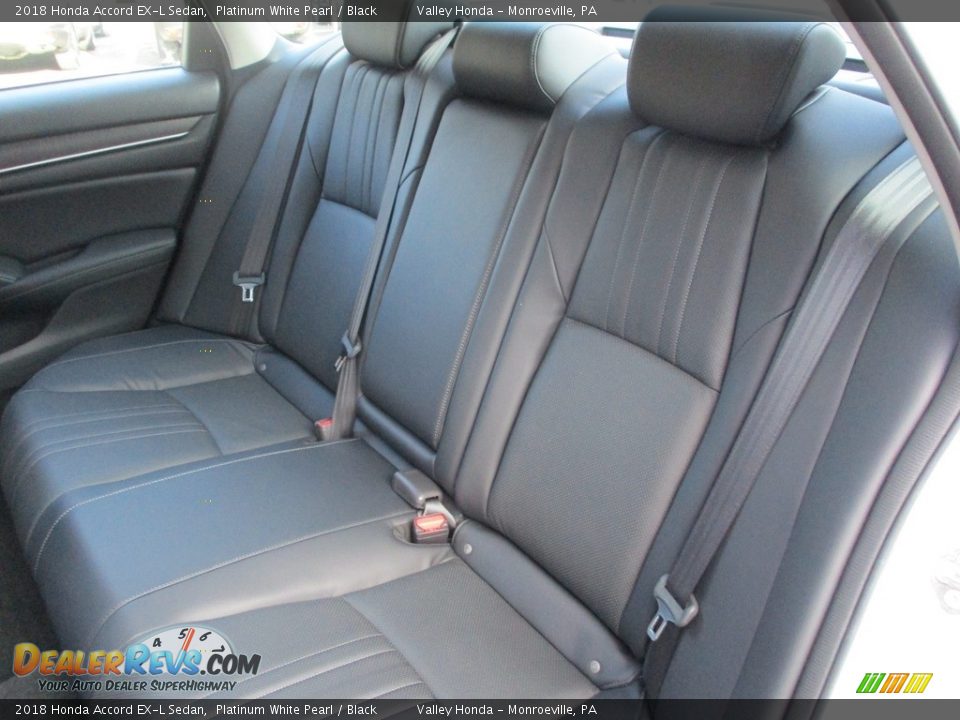 2018 Honda Accord EX-L Sedan Platinum White Pearl / Black Photo #12