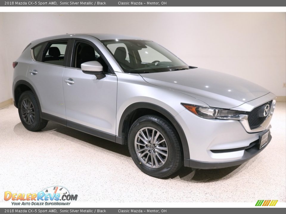 2018 Mazda CX-5 Sport AWD Sonic Silver Metallic / Black Photo #1