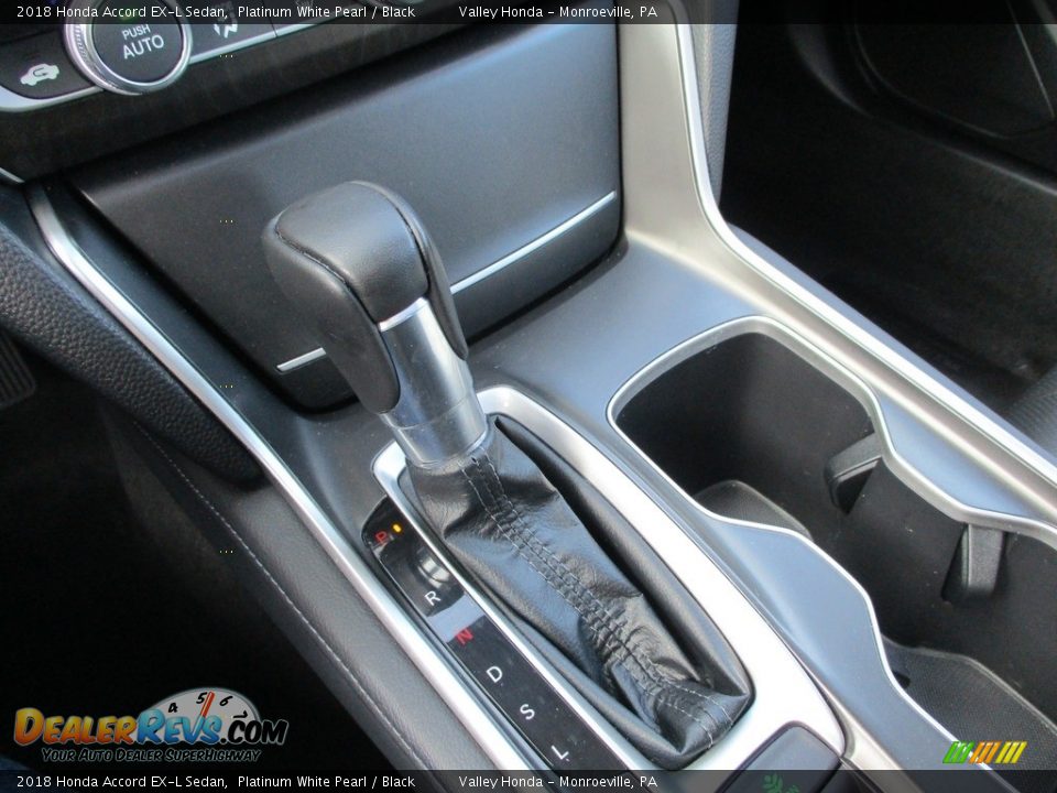 2018 Honda Accord EX-L Sedan Platinum White Pearl / Black Photo #17