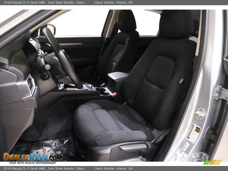 2018 Mazda CX-5 Sport AWD Sonic Silver Metallic / Black Photo #5