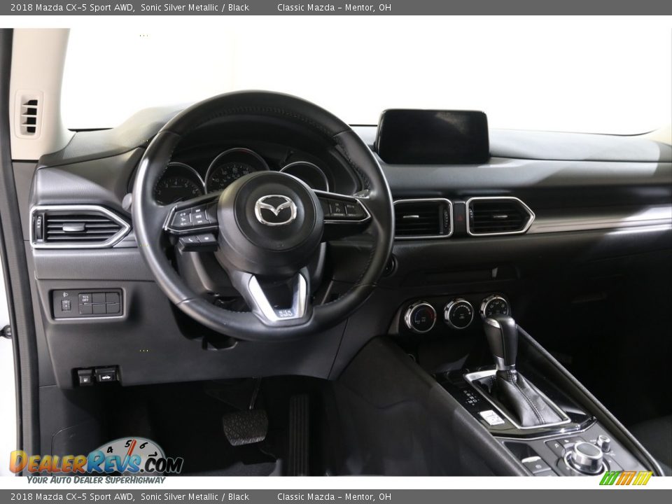 2018 Mazda CX-5 Sport AWD Sonic Silver Metallic / Black Photo #6