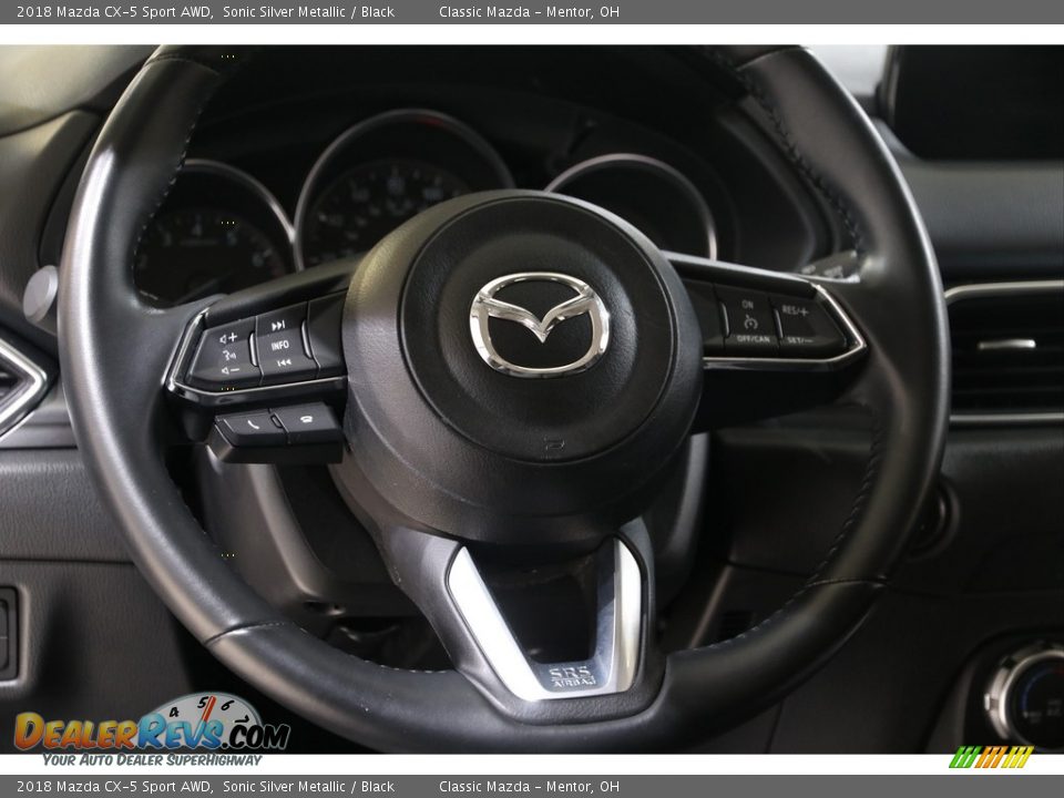 2018 Mazda CX-5 Sport AWD Sonic Silver Metallic / Black Photo #7