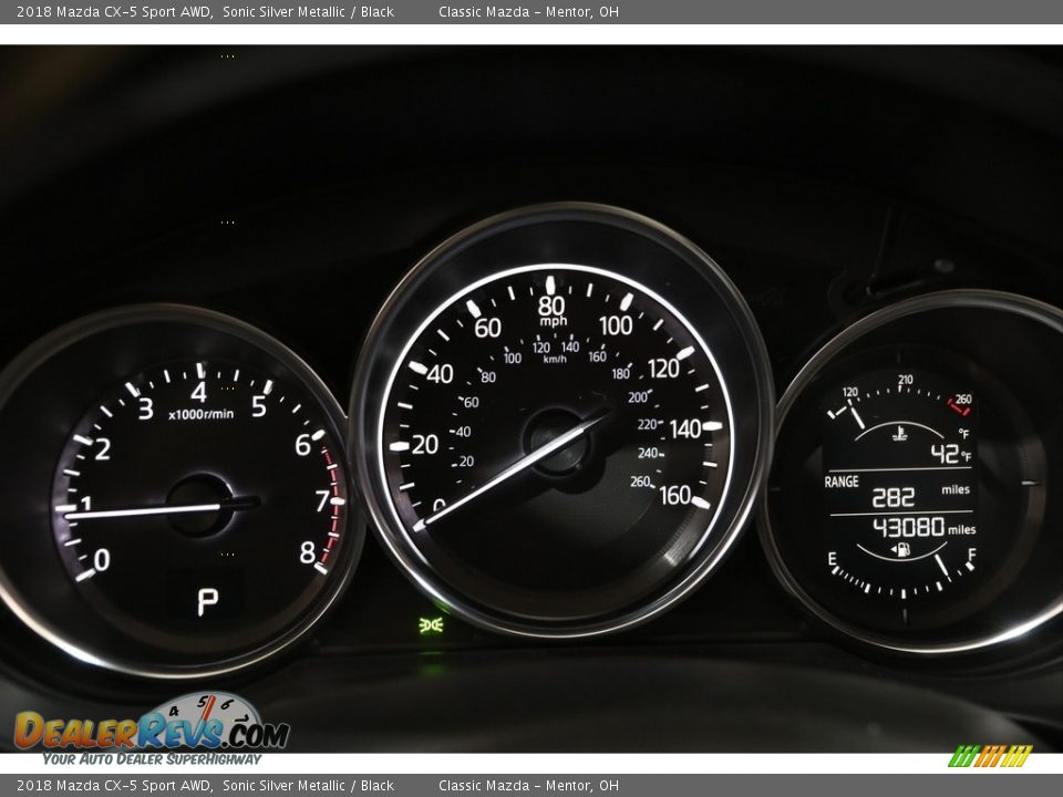 2018 Mazda CX-5 Sport AWD Sonic Silver Metallic / Black Photo #8