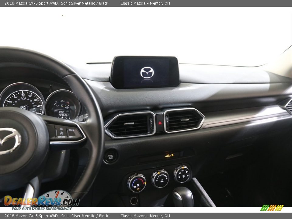 2018 Mazda CX-5 Sport AWD Sonic Silver Metallic / Black Photo #9