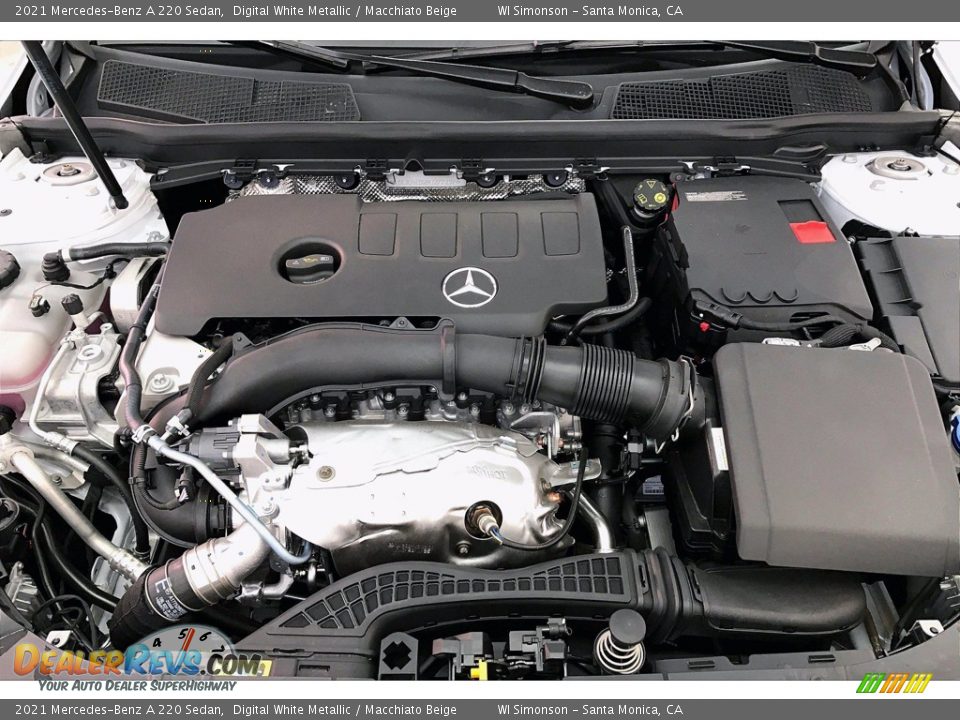 2021 Mercedes-Benz A 220 Sedan Digital White Metallic / Macchiato Beige Photo #8