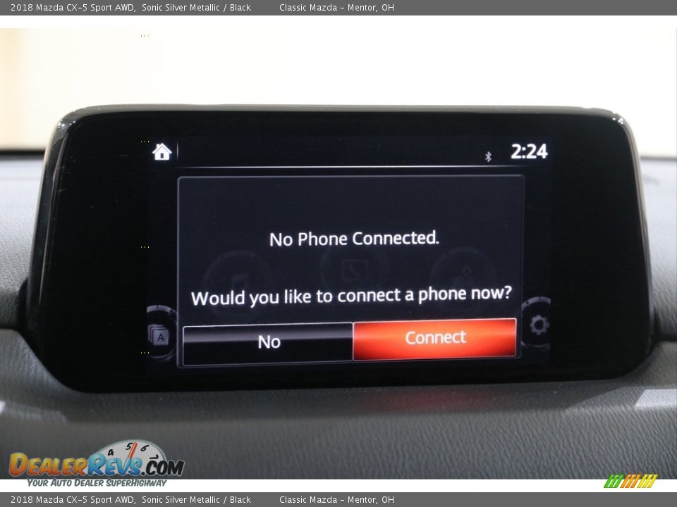 2018 Mazda CX-5 Sport AWD Sonic Silver Metallic / Black Photo #10