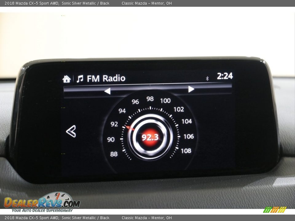 2018 Mazda CX-5 Sport AWD Sonic Silver Metallic / Black Photo #11