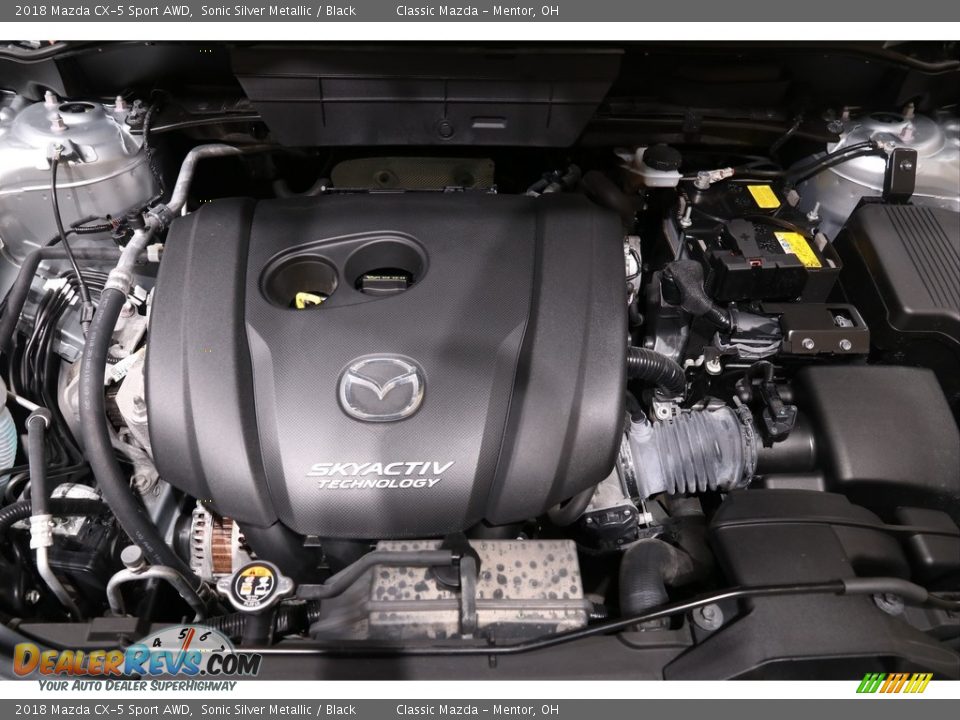 2018 Mazda CX-5 Sport AWD Sonic Silver Metallic / Black Photo #17