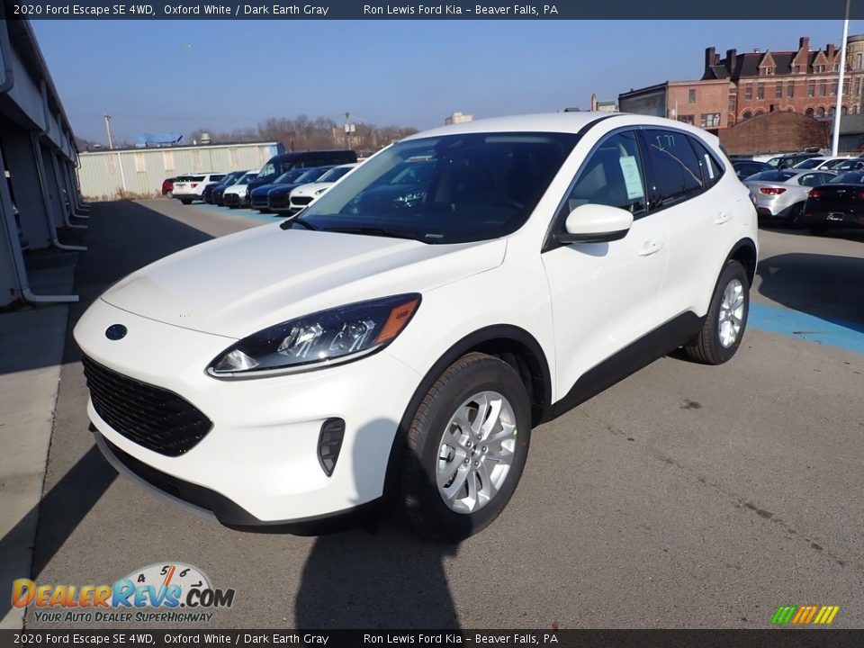 2020 Ford Escape SE 4WD Oxford White / Dark Earth Gray Photo #5