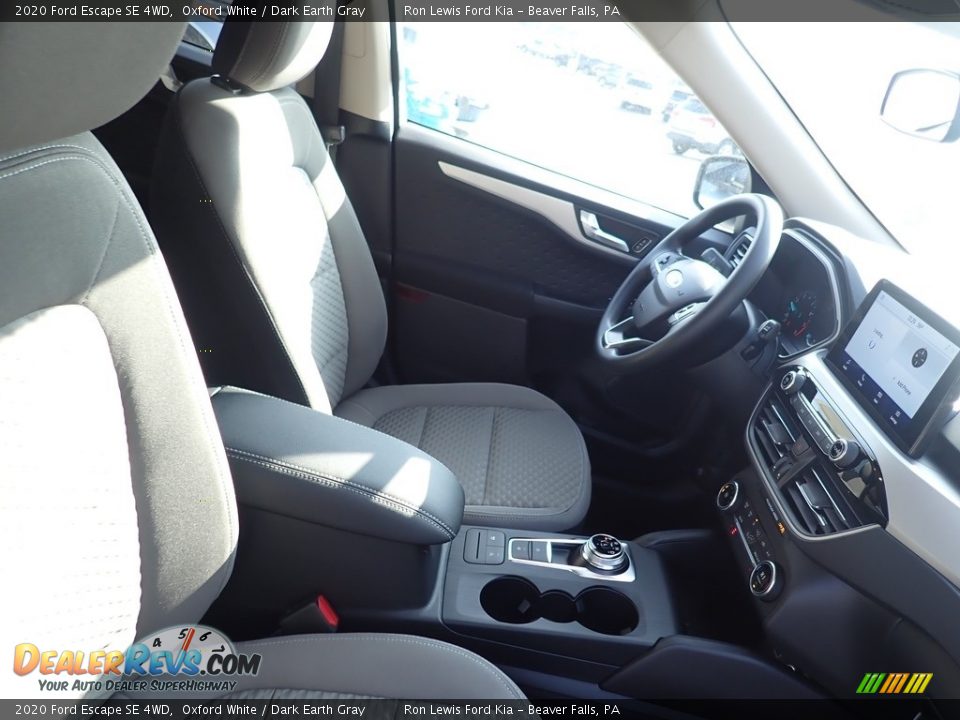 2020 Ford Escape SE 4WD Oxford White / Dark Earth Gray Photo #9