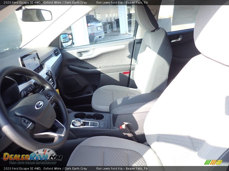 2020 Ford Escape SE 4WD Oxford White / Dark Earth Gray Photo #13