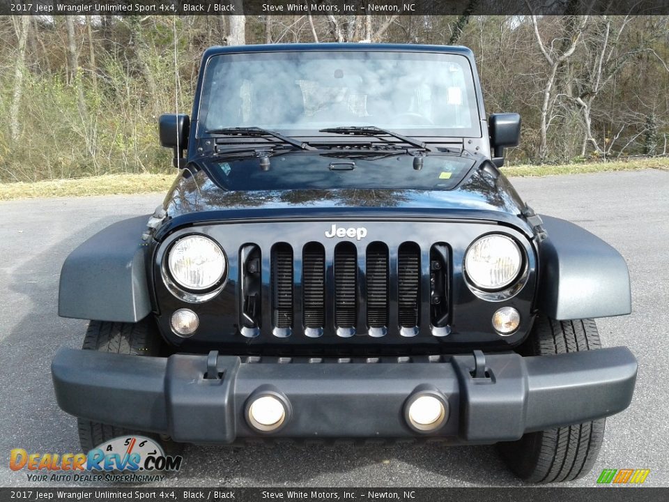 2017 Jeep Wrangler Unlimited Sport 4x4 Black / Black Photo #3