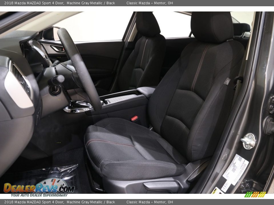 2018 Mazda MAZDA3 Sport 4 Door Machine Gray Metallic / Black Photo #5