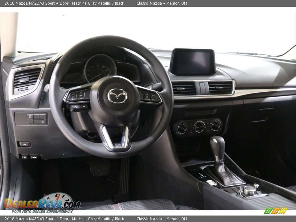 2018 Mazda MAZDA3 Sport 4 Door Machine Gray Metallic / Black Photo #6