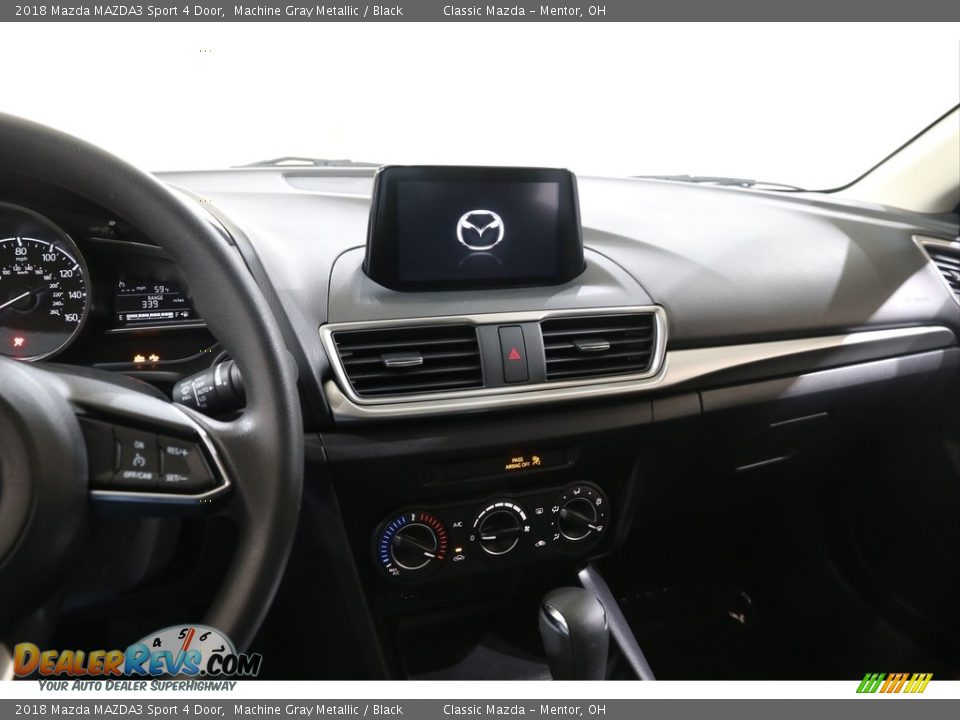 2018 Mazda MAZDA3 Sport 4 Door Machine Gray Metallic / Black Photo #9
