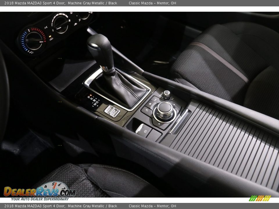 2018 Mazda MAZDA3 Sport 4 Door Machine Gray Metallic / Black Photo #13