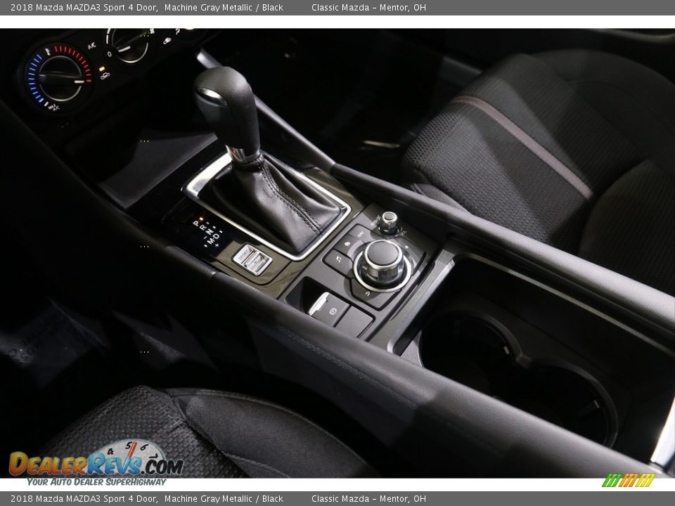 2018 Mazda MAZDA3 Sport 4 Door Machine Gray Metallic / Black Photo #14