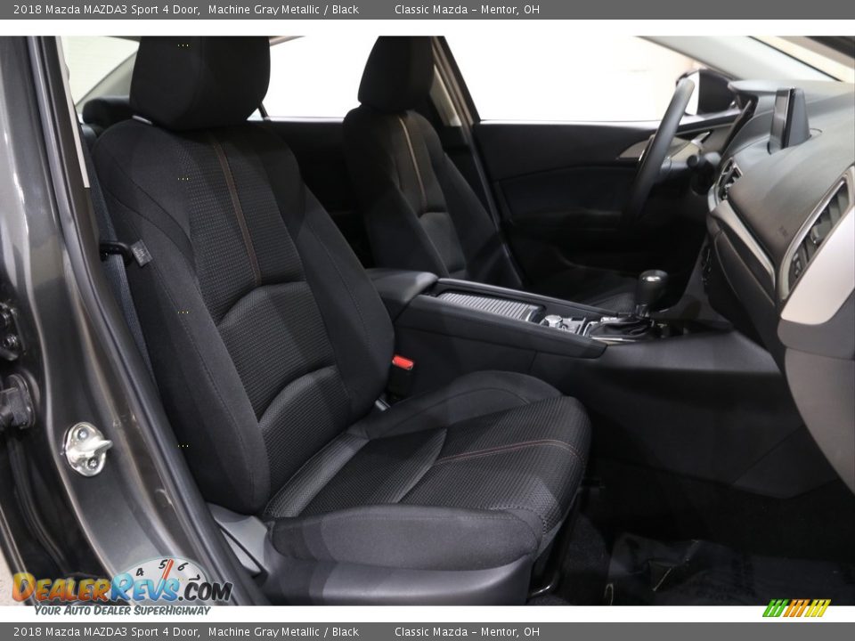 2018 Mazda MAZDA3 Sport 4 Door Machine Gray Metallic / Black Photo #15