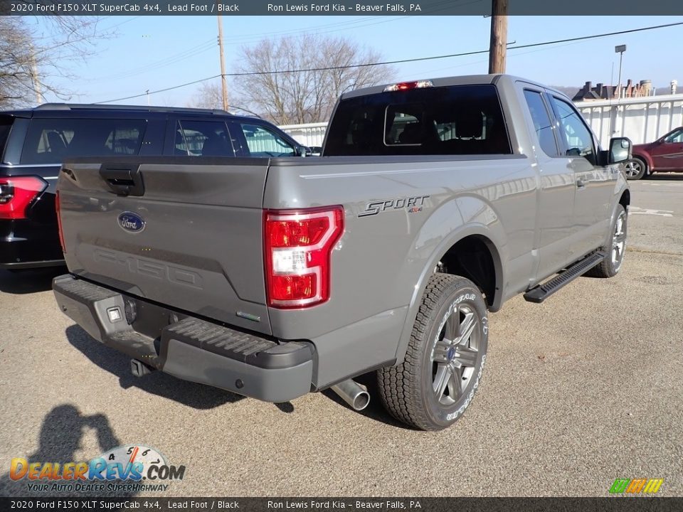 2020 Ford F150 XLT SuperCab 4x4 Lead Foot / Black Photo #2