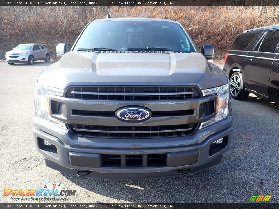 2020 Ford F150 XLT SuperCab 4x4 Lead Foot / Black Photo #4