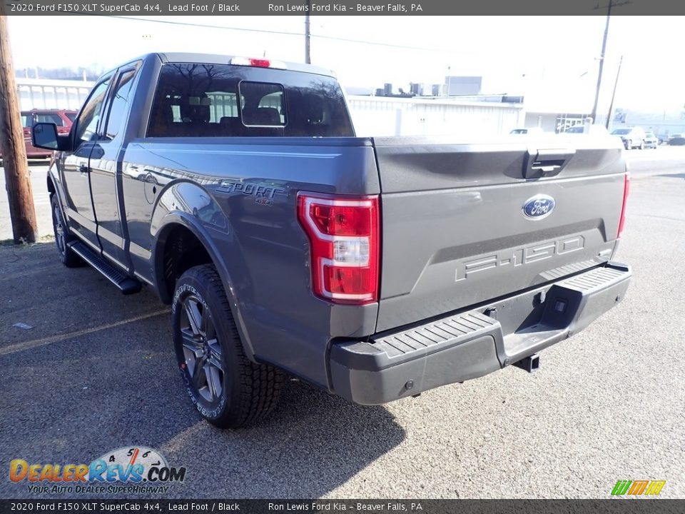 2020 Ford F150 XLT SuperCab 4x4 Lead Foot / Black Photo #6
