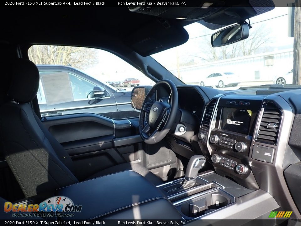 2020 Ford F150 XLT SuperCab 4x4 Lead Foot / Black Photo #10