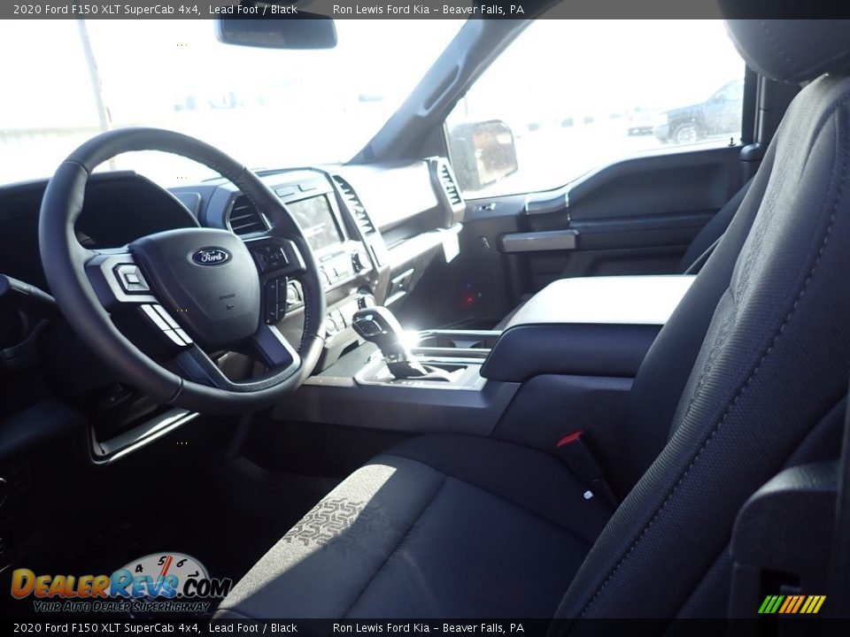 2020 Ford F150 XLT SuperCab 4x4 Lead Foot / Black Photo #12