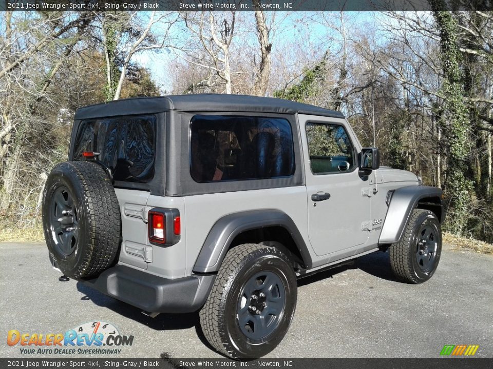 2021 Jeep Wrangler Sport 4x4 Sting-Gray / Black Photo #6