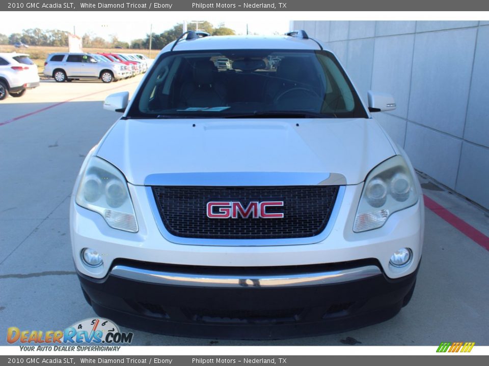 2010 GMC Acadia SLT White Diamond Tricoat / Ebony Photo #3