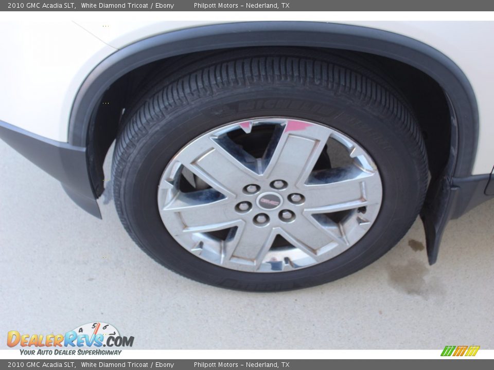 2010 GMC Acadia SLT White Diamond Tricoat / Ebony Photo #5