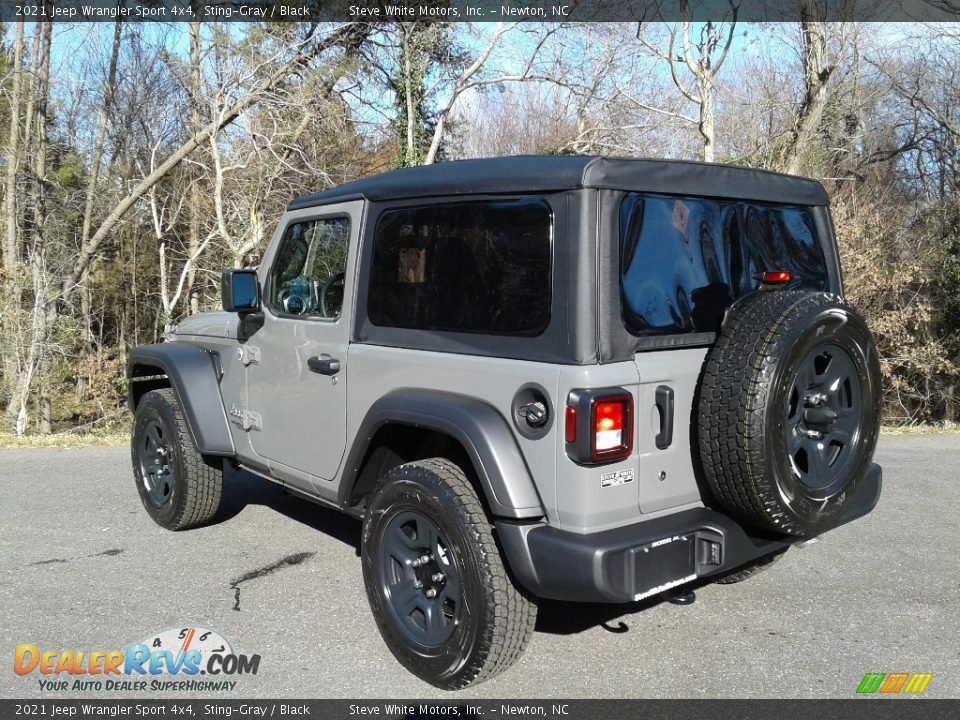 2021 Jeep Wrangler Sport 4x4 Sting-Gray / Black Photo #8